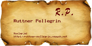 Ruttner Pellegrin névjegykártya